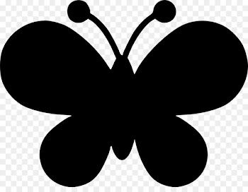 Shape Silhouette Butterfly Clip art - shape clipart 