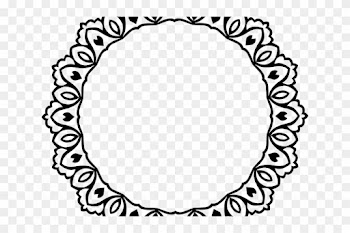 Shapes Clipart Vintage - Decorative Circle Border