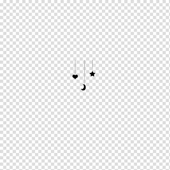 Shapes lines, heart, crescent, and star illustrations transparent background PNG clipart