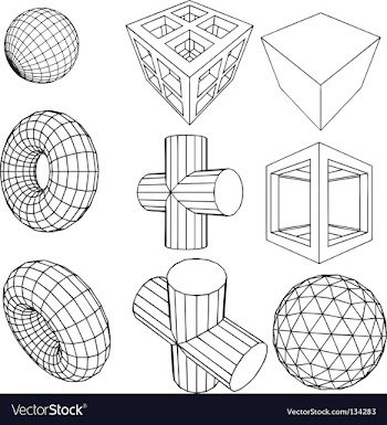 Shapes vector image