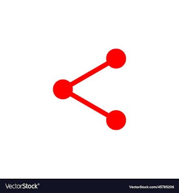 share button abstract icon