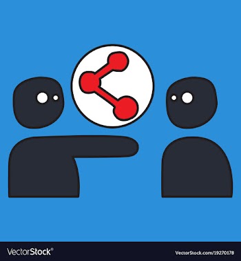 Share icon in flat design vector image