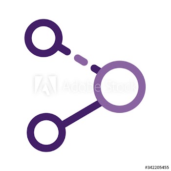 share symbol social media line style icon