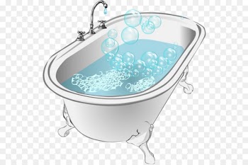 Shareware Treasure Chest: Clip Art Collection Baths Illustration Vector graphics - baignoire flyer 