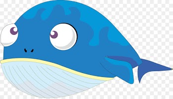 Shark Dolphin Cartoon Illustration - Cartoon vector sharks 