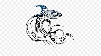 Shark Tattoo Royalty-free Illustration - Free Stock Vector domineering shark sticker 