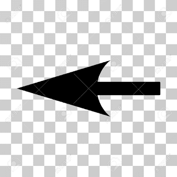 Sharp Left Arrow Vector Icon. Illustration Style Is Flat Iconic ...