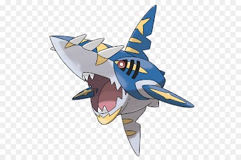 Sharpedo Dark Carvanha Hydreigon Ken Sugimori - attachment pattern 