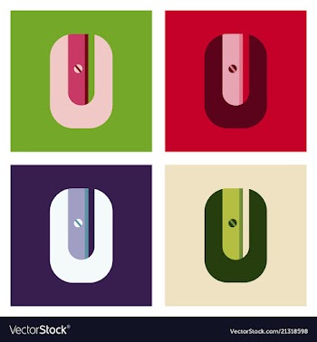 Sharpener red vector image