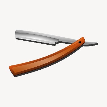 Shaving knife clipart, illustration psd. | Free PSD - rawpixel