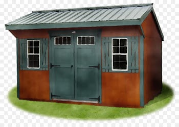 shed house property roof building