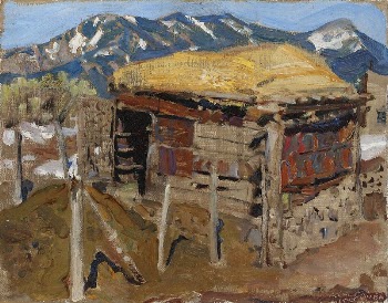 Shed in the taos mountains, | Free Photo - rawpixel