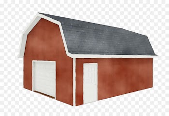 shed roof house barn building