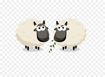Sheep Eid al-Adha Eid Mubarak Eid al-Fitr - Vector hand painted sheep material 
