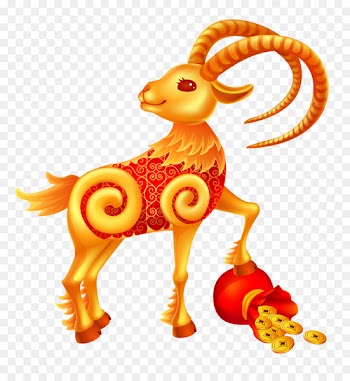 Sheep Goat Chinese New Year - Festive goat 