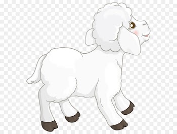 Sheep Goat Clip art - Transparent White Lamb PNG Clipart Picture 