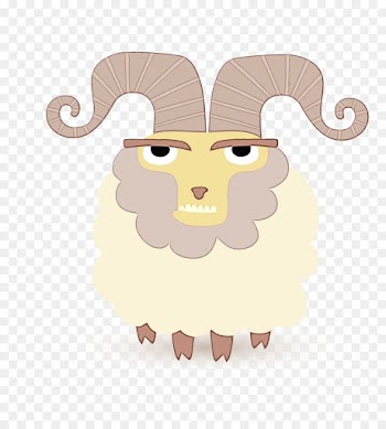 Sheep, Goat, Mammal, Cartoon PNG
