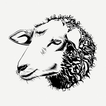 Sheep head drawing, animal vintage | Free PSD - rawpixel