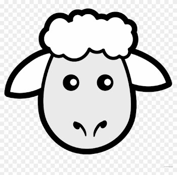 Sheep High Quality Animal Free Black White Clipart - Natural Wool Dryer Balls (6) Xl Size -