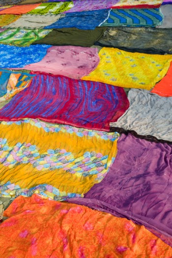 Sheet Covers on Concrete Pavement