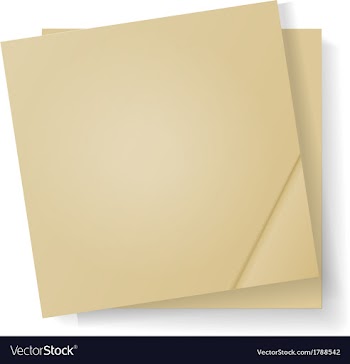 Sheets of paper for notes vector image