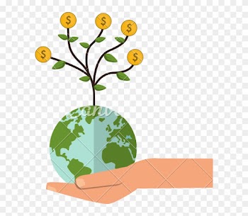 Shelter Hand With Earth Globe Money Tree Icon - Planeta Te Quiero Verde