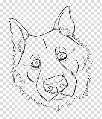 Shep free line art transparent background PNG clipart