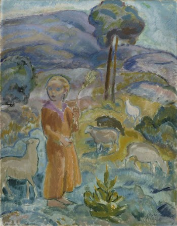 Shepherdess, 1915 | Free Photo - rawpixel