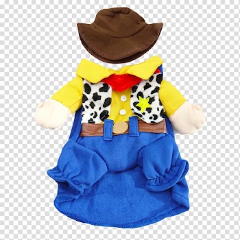 Sheriff Woody Dog Costume Clothing Cowboy, Dog transparent background PNG clipart
