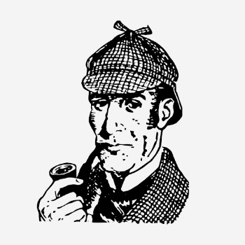 Sherlock Holmes hand drawn illustration. | Free Photo - rawpixel