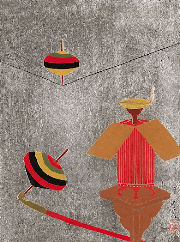 Shibata Zeshin's Tops (1807-1891). Original | Free Photo Illustration - rawpixel