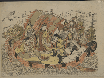 Shichifukujin takarabune. Original from the Library | Free Photo - rawpixel