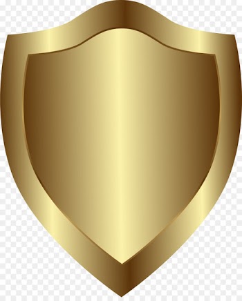 Shield Badge - Golden atmospheric shield 