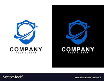 shield ball and arrow logo template design