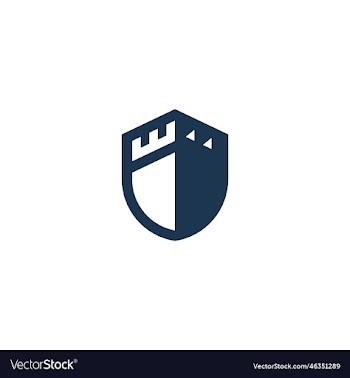 shield castle logo design temp