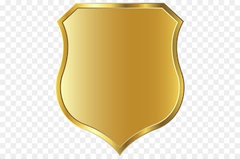 Shield Clip art - Golden Shield Border 