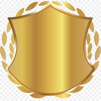 Shield Icon - Golden Shield Badge 