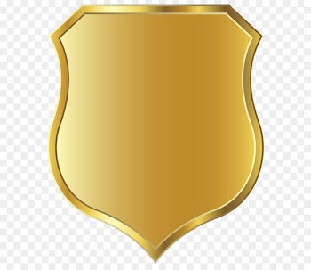 Shield Icon Scalable Vector Graphics - Golden Badge Template PNG Clipart Image 