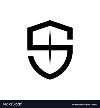 shield letter s security safety service logo