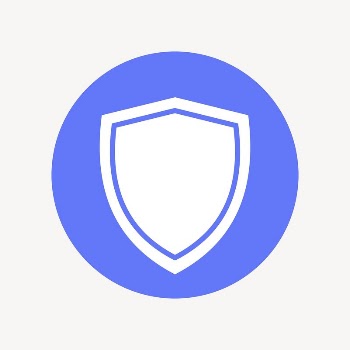 Shield, protection icon badge, flat | Free Icons - rawpixel