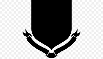 Shield Shape Escutcheon Clip art - black shield 