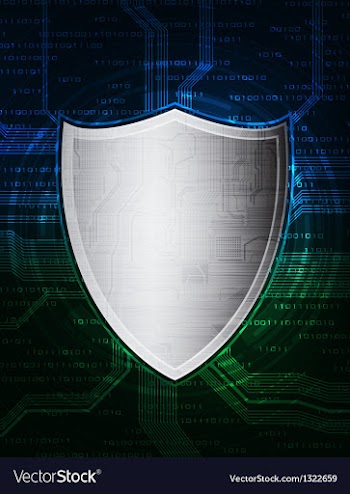 Shield vector image