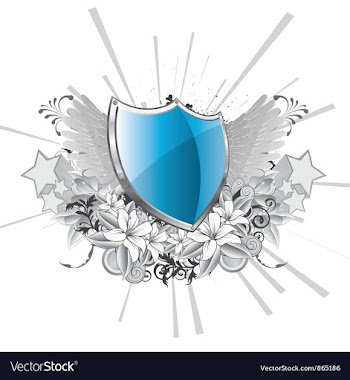 Shield vector image