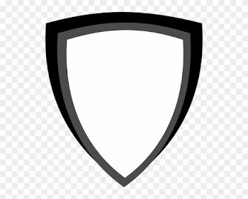 Shield, Wht W Red Border Clip Art At Clipart Library - Shield Logo Vector Png