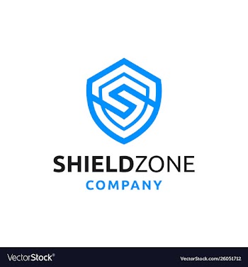 Shield with initial s logo design vector image