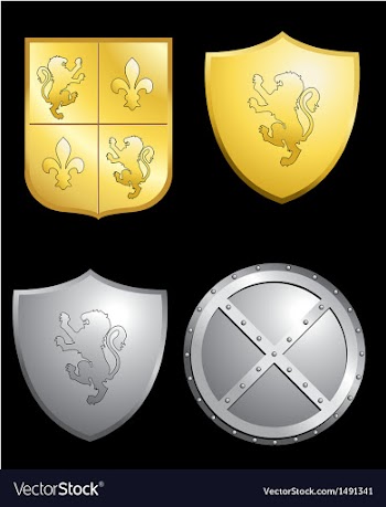  					Shields vector image														