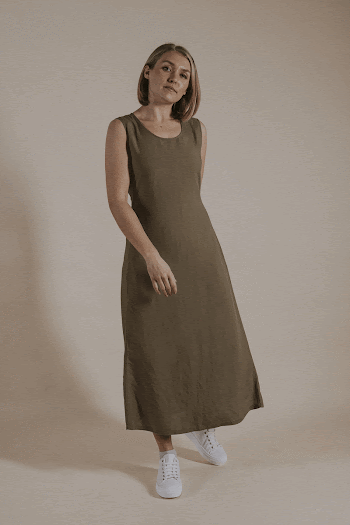Shift dress mockup, women&rsquo;s casual | Free PSD Mockup - rawpixel