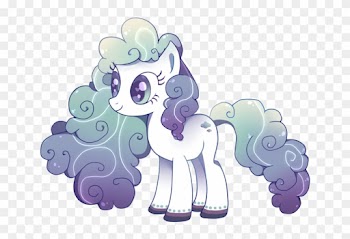 Shimmering Cloud [closed] By Mocoadopt - Mlp Oc Curly Hair