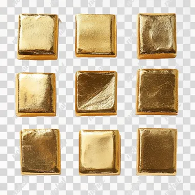 Shimmering Gold Bars: A Study in Luxury and Elegance