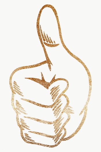 Shimmering golden thumbs up sticker overlay design element | Free  transparent png - 2358528